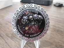 Load image into Gallery viewer, Federal Air Marshal FAM FAMs Reaper Division Challenge Coin
