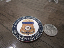 Load image into Gallery viewer, Federal Air Marshal FAM FAMs Houston Field Office Challenge Coin
