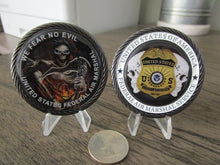 Load image into Gallery viewer, Federal Air Marshal Service We Fear No Evil Reaper FAM FAMS Challenge Coin
