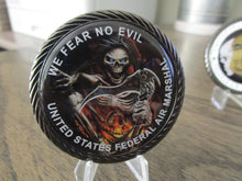 Load image into Gallery viewer, Federal Air Marshal Service We Fear No Evil Reaper FAM FAMS Challenge Coin
