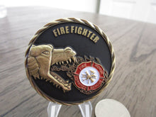 Load image into Gallery viewer, First In Last Out Fireman Skull First Responder Firefighter Challenge Coin
