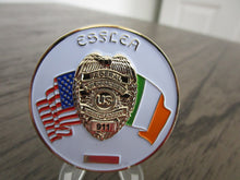 Load image into Gallery viewer, Federal Law Enforcement Agencies Emerald Society ESFLEA Challenge Coin
