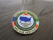 Load image into Gallery viewer, Federal Law Enforcement Agencies Emerald Society ESFLEA Challenge Coin
