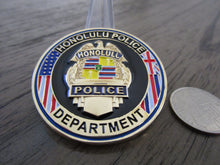 Load image into Gallery viewer, Honolulu Hawaii Police Dept District 2 North Shore Challenge Coins
