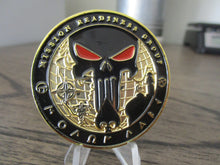 Load image into Gallery viewer, Central Intelligence Agency Counterterroism Center Mission Readiness Punisher CIA CT CTC Challenge Coin
