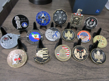 Load image into Gallery viewer, Lot of 16 CIA Challenge Coins SAD SOG Seal Team VI Spy vs Spy NOC
