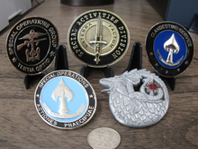 Load image into Gallery viewer, Lot of 16 CIA Challenge Coins SAD SOG Seal Team VI Spy vs Spy NOC
