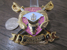 Load image into Gallery viewer, USN Goat Locker Approved Deckplate Certified Female Chief CPO Pink Challenge Coin
