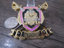 Load image into Gallery viewer, USN Goat Locker Approved Deckplate Certified Female Chief CPO Pink Challenge Coin
