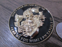 Load image into Gallery viewer, United States Marine Corps USMC Bulldog Don&#39;t Fear me Reaper USMC Challenge Coin
