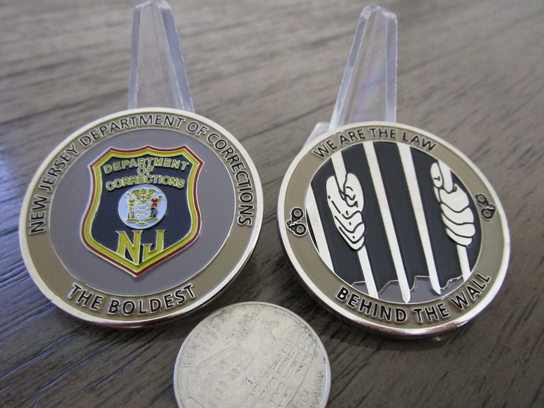 New Jersey Department of Corrections NJ Challenge Coin