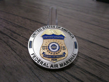 Load image into Gallery viewer, Federal Air Marshal One Team One Fight Western Masked Skull Challenge Coin
