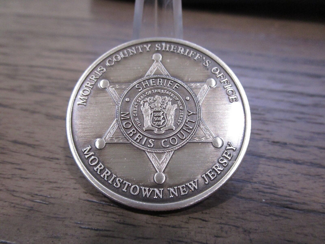 Vintage Morris County Sheriffs Office New Jersey Challenge Coin #691R
