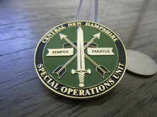 Load image into Gallery viewer, Central New Hampshire Police Special Operations Unit Punisher Challenge Coin
