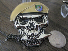 Load image into Gallery viewer, US Army 75th Ranger Regiment Rangers Lead the Way Beret Skull Challenge Coin
