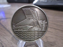 Load image into Gallery viewer, Vintage USN Naval Station Everett 10th Anniversary 1994 - 2004 Challenge Coin
