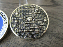 Load image into Gallery viewer, National Security Agency Cyber Network Operations NSA CNO SIGINT Challenge Coin
