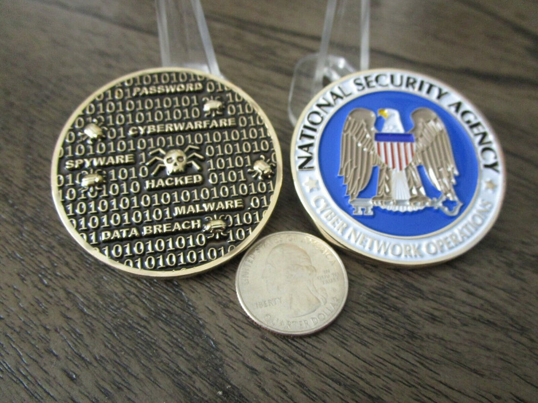 National Security Agency Cyber Network Operations NSA CNO SIGINT Challenge Coin