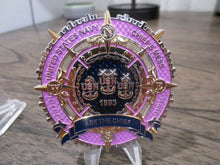 Load image into Gallery viewer, Navy Chiefs Mess Goat Locker Chosen Few Female CPO USN Compass Challenge Coin
