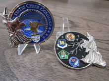 Load image into Gallery viewer, US Cyber Command CYBERCOM USN USAF Army USMC NSA Wizard Challenge Coin
