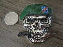 Load image into Gallery viewer, US Army 20th SFG(A) Special Forces Group Green Berets Creed Reapers Skull Challenge Coin
