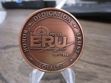 Load image into Gallery viewer, Vintage Oak Creek Police WI ERU Emergency Response Unit Challenge Coin #528R
