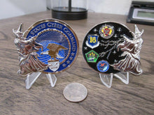 Load image into Gallery viewer, US Cyber Command CYBERCOM USN USAF Army USMC NSA Wizard Challenge Coin
